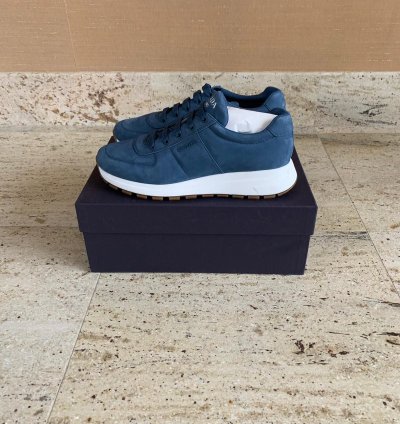 Low Top Sneaker In Blue