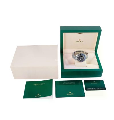 Rolex Gmt-master Ii Batgirl Full Set Unworn