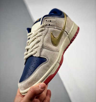 Nike Sb Dunk Low Old Spice Buffmetallic Gold 304292-272 For