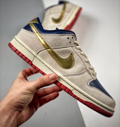 Nike Sb Dunk Low Old Spice Buffmetallic Gold 304292-272 For