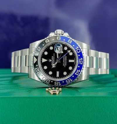 Rolex Gmt-master Ii Batman Ref 116710blnr Full Stickers 2018 Nos