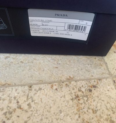 Low Top Trainers In Blue Camo
