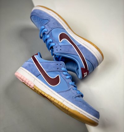 Nike Sb Dunk Low Phillies University Blueteam Red-white For