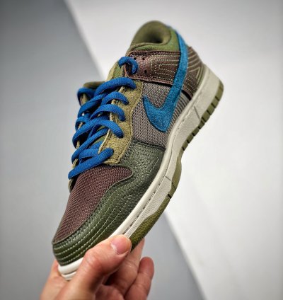 Nike Dunk Low Nh Cacao Wowmarina-rough Green-pilgrim For