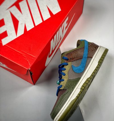 Nike Dunk Low Nh Cacao Wowmarina-rough Green-pilgrim For