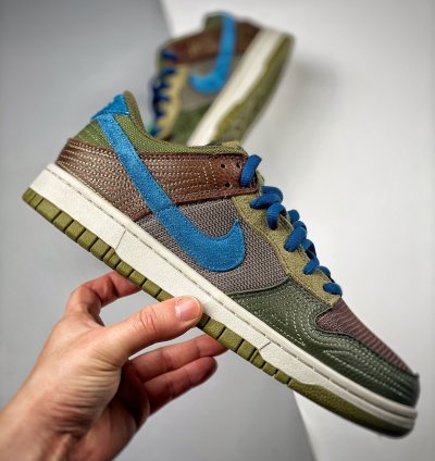 Nike Dunk Low Nh Cacao Wowmarina-rough Green-pilgrim For