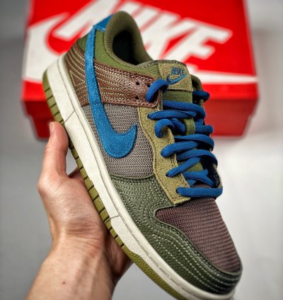 Nike Dunk Low Nh Cacao Wowmarina-rough Green-pilgrim For