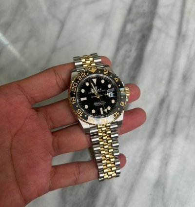 Rolex Gmt-master Ii Black Dial Two Tone Jubilee Bnib 2025
