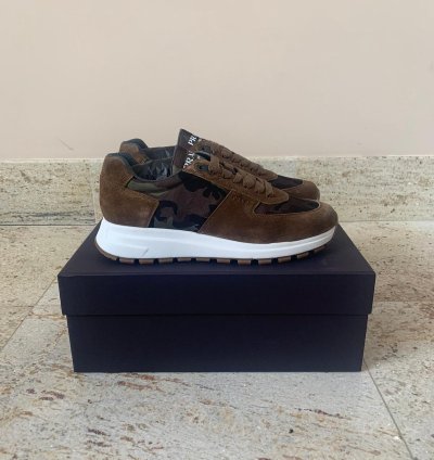 Low Top Trainers In Sigaro Mimetico
