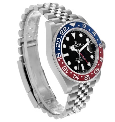 Rolex Gmt-master Ii Blue Red Pepsi Bezel Steel Mens Watch 126710 Unworn