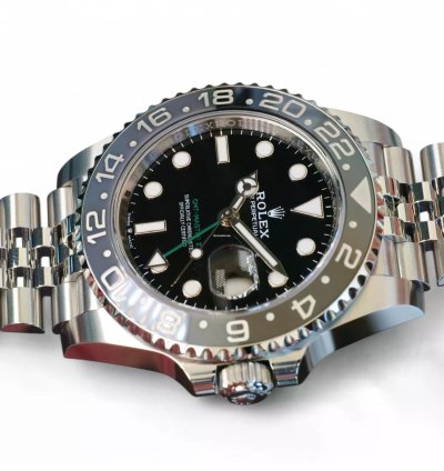 Rolex Gmt-master Ii Bruce Wayne 126710grnr Grey Bezel