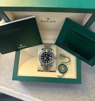 Rolex Gmt-master Ii Bruce Wayne 126710grnr Jubilee 2025