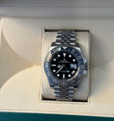 Rolex Gmt-master Ii Bruce Wayne 126710grnr Jubilee 2025