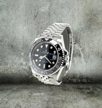 Rolex Gmt-master Ii Bruce Wayne 126710grnr Jubilee Grey Black
