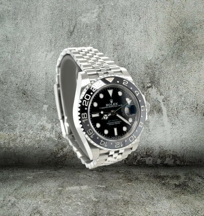 Rolex Gmt-master Ii Bruce Wayne 126710grnr Jubilee Grey Black