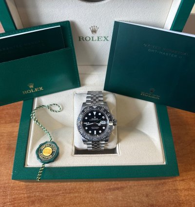 Rolex Gmt-master Ii Bruce Wayne Jubilee 2024 126710grnr