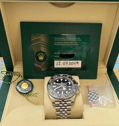 Rolex Gmt-master Ii Bruce-wayne Jubilee Bracelet Mit Full-set Unworn 07 2024