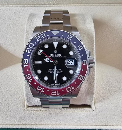 Rolex Gmt-master Ii Full Set 08 22 Neuwertig Und Ungetragen