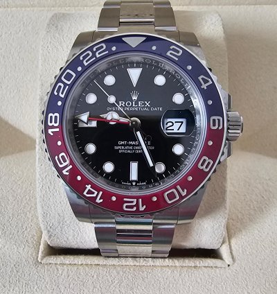 Rolex Gmt-master Ii Full Set 08 22 Neuwertig Und Ungetragen