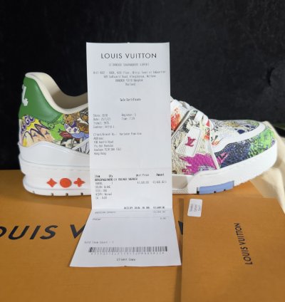 Lv Trainer Comic Motifs Multicolor ss23 By Virgil Abloh
