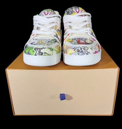 Lv Trainer Comic Motifs Multicolor ss23 By Virgil Abloh