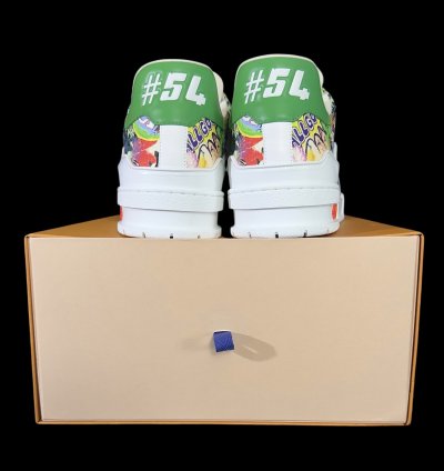 Lv Trainer Comic Motifs Multicolor ss23 By Virgil Abloh