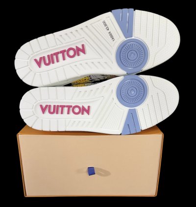 Lv Trainer Comic Motifs Multicolor ss23 By Virgil Abloh