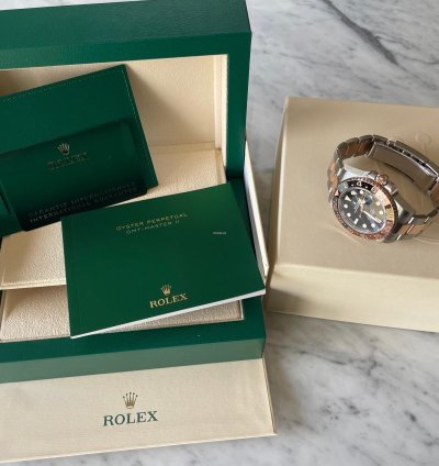 Rolex Gmt-master Ii Full Set Box And Papers Unworn