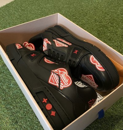 Lv Trainer Ft Nigo Black Red Hearts