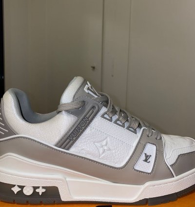 Lv Trainer Grey White Uk 7