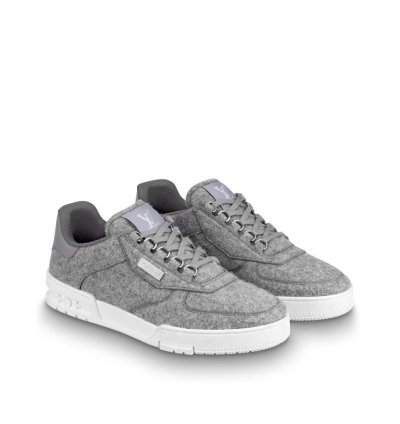 Lv Trainer Gris Wooly Fabric - Fw 19 Men Show