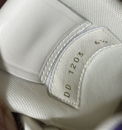 Lv Trainer Leather Sneakers Monogram Purple