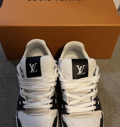 Lv Trainer Low Blackwhite 54