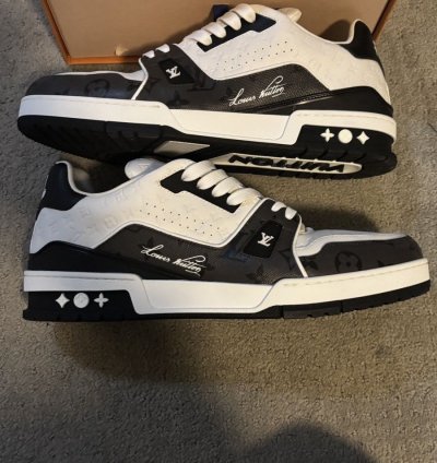 Lv Trainer Low Blackwhite 54