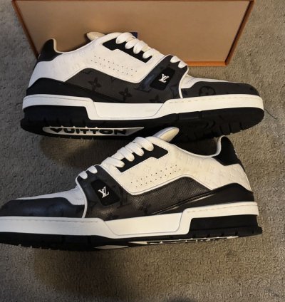 Lv Trainer Low Blackwhite 54