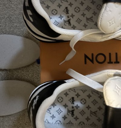 Lv Trainer Low Blackwhite 54