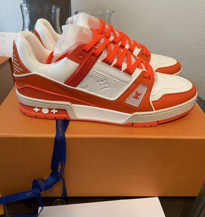 Lv Trainer Orange Size 12 lv Size 9