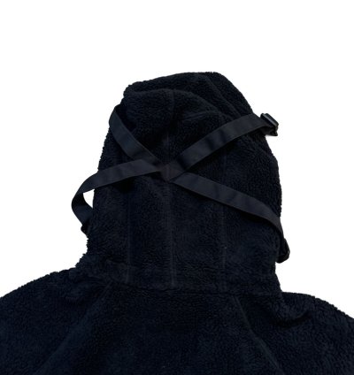 1000 Stone Island Fleece Cotton Pile Hooded Sherpa Jacket