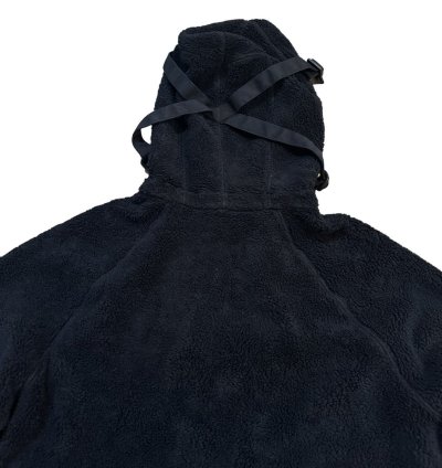 1000 Stone Island Fleece Cotton Pile Hooded Sherpa Jacket