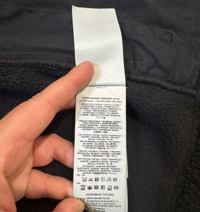 1000 Stone Island Fleece Cotton Pile Hooded Sherpa Jacket