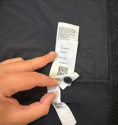 1000 Stone Island Fleece Cotton Pile Hooded Sherpa Jacket