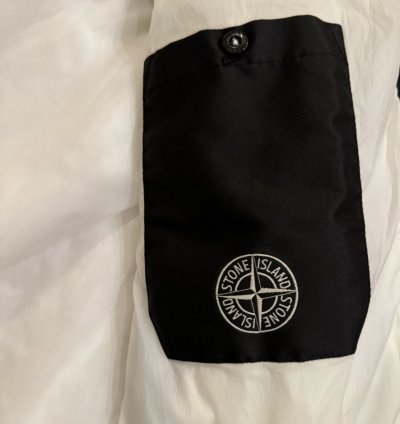 1000 Stone Island Garment Dyed Crinkle Reps Piping Jacket