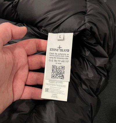 1000 Stone Island Micro Reps Short Down Puffer Jacket