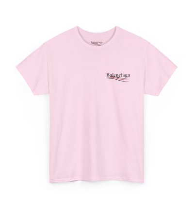Balenciaga Election Campaign Shirt Light Pink Made In Usa S To 5xl