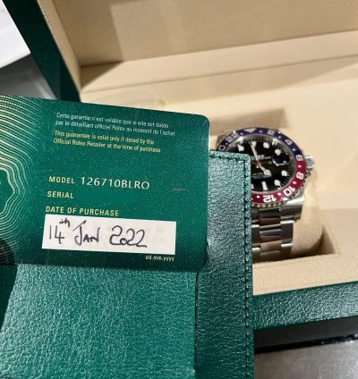 Rolex Gmt-master Ii Gmt-master Ii pepsi - Full Set Unworn Stickers