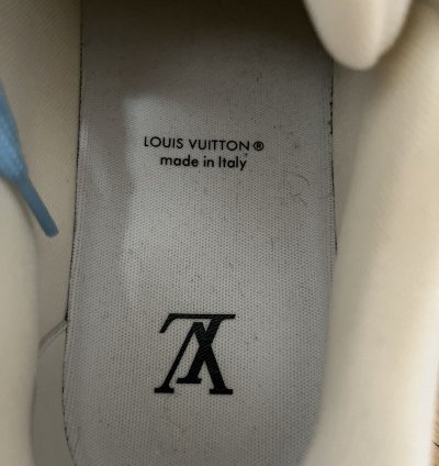 Lv Trainer Sneaker Baby Blue Size 7