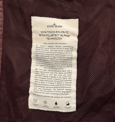 1000 Stone Island Skin Touch Nylon Tc Button Up Jacket