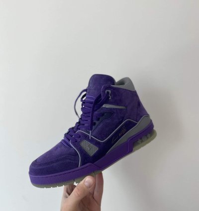 Lv Trainer Sneaker Mid-top