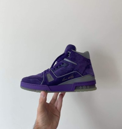 Lv Trainer Sneaker Mid-top