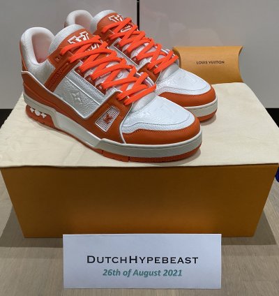 Lv Trainer Sneakers By Virgil Abloh - Uk6 Us7 Eu40 5